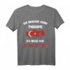 Ich brauche keine Therapie - Ich muss nur in die Türkei T-Shirt für Urlaub & Vorfreude, Geschenkidee für Türkei-Reisende
