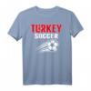 Trikot mit Stolz, Türkei - Fußballfan T-Shirt für türkische Spieler, Trainer und Fans, Sommer-Outfit für Fußballmeisterschaften