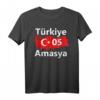 Türkei 05 Amasya T-Shirt mit Türkischer Flagge – Lustiges Geschenk für Freunde und Familie, ideal zu Geburtstag, Weihnachten oder Feiertagen