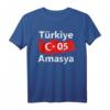 Türkei 05 Amasya T-Shirt mit Türkischer Flagge – Lustiges Geschenk für Freunde und Familie, ideal zu Geburtstag, Weihnachten oder Feiertagen