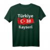 Türkei 38 Kayseri T-Shirt mit Türkischer Flagge - Geschenkidee für Freunde und Familie, perfekt für Geburtstag, Weihnachten und türkische Feiertage