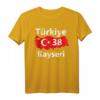 Türkei 38 Kayseri T-Shirt mit Türkischer Flagge - Geschenkidee für Freunde und Familie, perfekt für Geburtstag, Weihnachten und türkische Feiertage