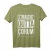 STRAIGHT OUTTA Corum 19 Memleket Türkei Geschenkidee T-Shirt - Perfekt für Corum Liebhaber und Heimatfans