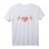 Türkische Flagge Herzschlag EKG Design T-Shirt – Perfektes Geschenk für Türkei-Fans und Freunde