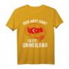 Türkisch Arzt T-Shirt mit türkischer Flagge – Stolz auf Türkei, Urlaubsziele wie Antalya, Side & Istanbul, perfekt für Türken