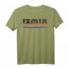 Premium 1980er Stil Izmir Türkei Fan-T-Shirt mit bunten Streifen – Vintage-Look für Retro-Modefans