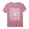 STRAIGHT OUTTA Yalova 77 Memleket Türkei Geschenkidee T-Shirt – Perfekt für Heimatverbundene und Freunde aus Yalova