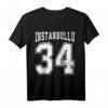 Istanbullu 34 Memleket Stadt T-Shirt – Türkische Heimatstadt Istanbul mit Stadtnummer & Vintage Schrift, perfektes Geschenk für Freunde & Familie