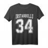 Istanbullu 34 Memleket Stadt T-Shirt – Türkische Heimatstadt Istanbul mit Stadtnummer & Vintage Schrift, perfektes Geschenk für Freunde & Familie