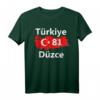Türkei 81 Düzce T-Shirt mit Türkischer Flagge - Lustiges Geschenk für Freunde, Familie und Stolze Türken zu Geburtstag, Weihnachten & Feiertagen