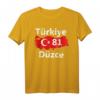 Türkei 81 Düzce T-Shirt mit Türkischer Flagge - Lustiges Geschenk für Freunde, Familie und Stolze Türken zu Geburtstag, Weihnachten & Feiertagen