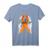 Leukämie-Krebs-Überlebend-Kämpfer Wings Orange Band T-Shirt – Unterstützung für Krebsbewusstsein, Überlebende & Erinnerungsläufe