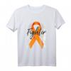 Leukämie-Krebs-Überlebend-Kämpfer Wings Orange Band T-Shirt – Unterstützung für Krebsbewusstsein, Überlebende & Erinnerungsläufe