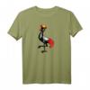Uganda-Flagge Grauer Gekrönter Kran T-Shirt – Perfektes Geburtstagsgeschenk für ugandische Freunde, Familie und Fans