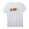 Uganda TShirt mit Flagge, Emblem & Karte – Perfektes Andenken oder Geschenk für Reisende und Touristen