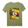 Uganda Flagge T-Shirt für Damen, Herren & Kinder – Klassisch geschnitten, doppelt genähter Saum