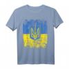 UKRAINE Flagge T-Shirt für Damen, Herren & Kinder – Klassisch geschnitten, doppelt genähter Saum, patriotische Kleidung