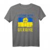Ich Stehe Bei Der Ukraine T-Shirt - Unterstützung für Ukraine, Vintage Flagge & Dreizack Design, Geschenk für Stolze Ukrainer