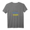 Say No To War T-Shirt mit Farben der Ukraine Flagge – V-Ausschnitt gegen Krieg, für Frieden und Menschenrechte