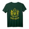 Ukrainisches Flaggen T-Shirt mit tryzub - Geschenk für Ukrainer, Damen und Herren, perfekt für Reisen und Geburtstage