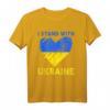 I Stand With Ukraine T-Shirt - Support Ukraine Flag, Frieden & Liebe, Ukrainian Lover Shirt für Solidarität und Patriotismus