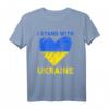 I Stand With Ukraine T-Shirt - Support Ukraine Flag, Frieden & Liebe, Ukrainian Lover Shirt für Solidarität und Patriotismus