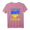 I Stand With Ukraine T-Shirt - Support Ukraine Flag, Frieden & Liebe, Ukrainian Lover Shirt für Solidarität und Patriotismus