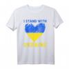 I Stand With Ukraine T-Shirt - Support Ukraine Flag, Frieden & Liebe, Ukrainian Lover Shirt für Solidarität und Patriotismus
