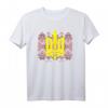 Ukrainisches Flaggen T-Shirt mit Vyshyvka & Tryzub – Patriotisches Ukraine Shirt, perfektes Geschenk für Ukrainer & Freunde