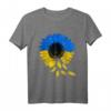 Save Ukraine Shirt mit Sunflower & Flagge - Unterstütze Ukraine Patriotisches T-Shirt für Anlässe & Supporter