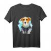 Dog Patron - Russell Terrier im Krieg Ukraine - Patriotisches Sapper Hund T-Shirt als Geschenk für Freunde, Familie & Kollegen