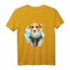 Dog Patron - Russell Terrier im Krieg Ukraine - Patriotisches Sapper Hund T-Shirt als Geschenk für Freunde, Familie & Kollegen