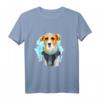Dog Patron - Russell Terrier im Krieg Ukraine - Patriotisches Sapper Hund T-Shirt als Geschenk für Freunde, Familie & Kollegen