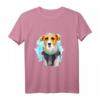 Dog Patron - Russell Terrier im Krieg Ukraine - Patriotisches Sapper Hund T-Shirt als Geschenk für Freunde, Familie & Kollegen