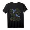 Witziges ukrainisches Vyshyvanka T-Shirt im Vintage-Stil mit Starvögeln & Beeren – Originelles Geschenk für Geburtstag, Unabhängigkeitstag & Ukraine-Liebhaber