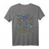 Witziges ukrainisches Vyshyvanka T-Shirt im Vintage-Stil mit Starvögeln & Beeren – Originelles Geschenk für Geburtstag, Unabhängigkeitstag & Ukraine-Liebhaber