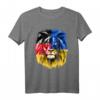 HapKoala T-Shirt mit Ukraine- und Deutschlandflagge - Patriotisches Design für den stolzen Geburtstag