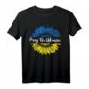 Sonnenblume Beten für die Ukraine - Stand für Ukraine Mädchen Damen T-Shirt zur Unterstützung & Friedensbekundung