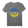 Sonnenblume Beten für die Ukraine - Stand für Ukraine Mädchen Damen T-Shirt zur Unterstützung & Friedensbekundung