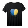 Ukrainische Flagge Ukrainisches Herz Herren T-Shirt – Perfektes Geschenk für Ukrainer zu Geburtstag, Vatertag & Weihnachten
