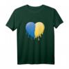Ukrainische Flagge Ukrainisches Herz Herren T-Shirt – Perfektes Geschenk für Ukrainer zu Geburtstag, Vatertag & Weihnachten