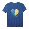 Ukrainische Flagge Ukrainisches Herz Herren T-Shirt – Perfektes Geschenk für Ukrainer zu Geburtstag, Vatertag & Weihnachten
