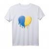 Ukrainische Flagge Ukrainisches Herz Herren T-Shirt – Perfektes Geschenk für Ukrainer zu Geburtstag, Vatertag & Weihnachten