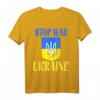 Ukrainische Flagge und Tryzub T-Shirt – Solidarität mit der Ukraine, patriotische Kleidung für Männer & Frauen