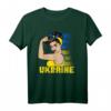 Ukrainisches Mädchen T-Shirt - Patriotisches Souvenir für Reisen, Urlaub & Geschenkideen für Ukraine-Fans