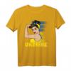 Ukrainisches Mädchen T-Shirt - Patriotisches Souvenir für Reisen, Urlaub & Geschenkideen für Ukraine-Fans