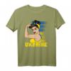 Ukrainisches Mädchen T-Shirt - Patriotisches Souvenir für Reisen, Urlaub & Geschenkideen für Ukraine-Fans