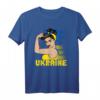 Ukrainisches Mädchen T-Shirt - Patriotisches Souvenir für Reisen, Urlaub & Geschenkideen für Ukraine-Fans