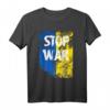 Stop war on Ukraine Support Ukraine Vertical Flag Frieden T-Shirt – Zeigen Sie Ihre Solidarität und setzen Sie ein politisches Statement