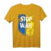 Stop war on Ukraine Support Ukraine Vertical Flag Frieden T-Shirt – Zeigen Sie Ihre Solidarität und setzen Sie ein politisches Statement